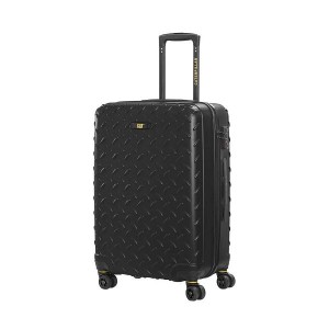 Caterpillar 4 Wheels Industrial Plate 28" Trolley Cat Men's Luggages Black | 804267-GZO