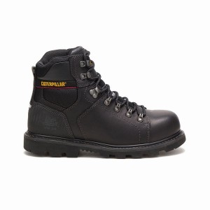 Caterpillar Alaska 2.0 Steel Toe Men's Work Boots Black | 295834-OMW