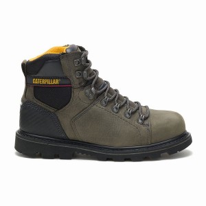 Caterpillar Alaska 2.0 Steel Toe Men's Work Boots Green | 457863-AFE