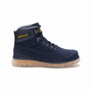 Caterpillar Baseplate Men's Boots Blue | 263508-ZCP