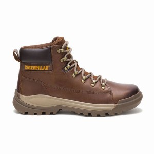 Caterpillar Brawn Men's Boots Dark / Brown | 639781-ECY