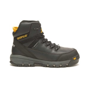 Caterpillar Breakwater Waterproof Thinsulate™ Carbon Composite Toe Men's Work Boots Khaki | 126395-ANO