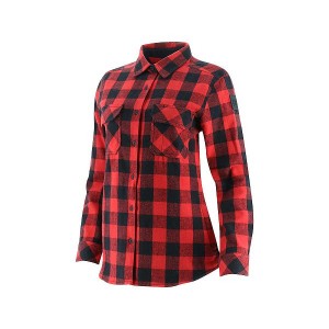 Caterpillar Buffalo Check Heavyweight Women's Shirts Red | 619275-SHV