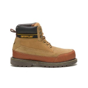 Caterpillar Cat Footwear x Nigel Cabourn Utah Men's Boots Brown | 064598-CDX