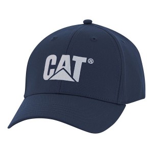 Caterpillar Classic Logo Men's Hats Blue | 460379-IUD