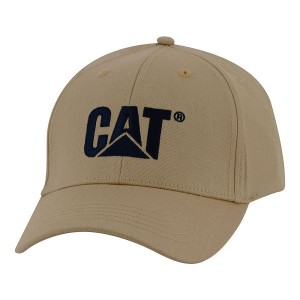 Caterpillar Classic Logo Men's Hats Brown | 521046-TUN