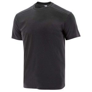 Caterpillar Coolmax Short Sleeve Tee Men's T-Shirt Black | 286347-IBH