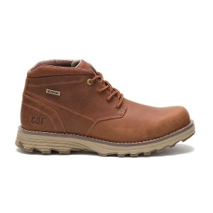 Caterpillar Elude Waterproof Men's Boots Brown | 758623-EYU