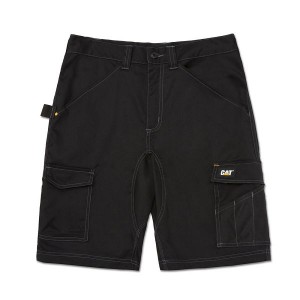 Caterpillar Essential Stretch Men's Shorts Black | 024576-SPV