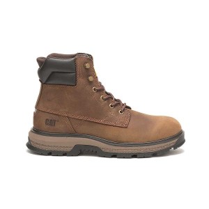 Caterpillar Exposition 6" Men's Work Boots Brown | 143695-YJM