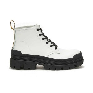 Caterpillar Hardwear Mid Men's Boots White | 160489-GEH