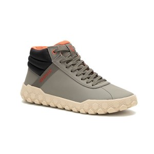 Caterpillar Hex + Mid Men's Sneakers Dark / Grey | 263859-FXV