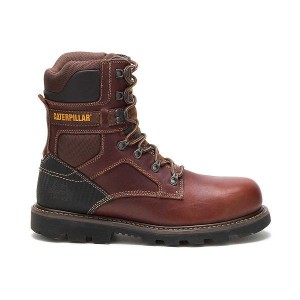 Caterpillar Indiana 2.0 Steel Toe Men's Work Boots Brown | 817423-TSL