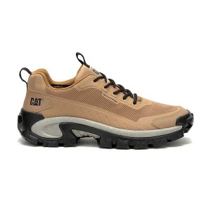 Caterpillar Intruder Lightning Mesh Waterproof Men's Sneakers Brown | 709134-THD