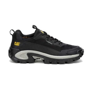 Caterpillar Intruder Lightning Mesh Waterproof Men's Sneakers Black | 480769-YRF