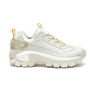 Caterpillar Intruder Mecha Men's Sneakers Beige | 058234-DML