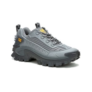 Caterpillar Intruder Mecha Men's Sneakers Grey | 235487-AZN