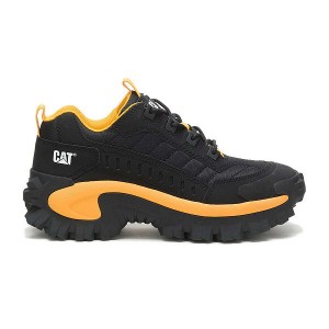 Caterpillar Intruder Men's Sneakers Black / Yellow | 319806-BFQ