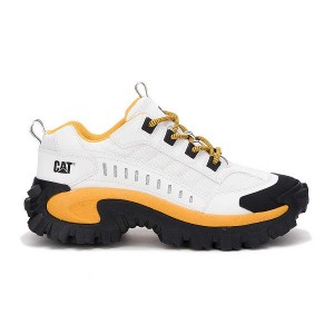 Caterpillar Intruder Men's Sneakers White / Yellow | 180647-MWE