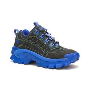 Caterpillar Intruder Supercharged Men's Sneakers Black / Blue | 827106-JOG