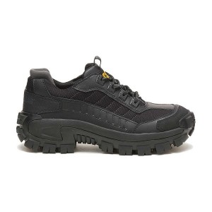 Caterpillar Invader Steel Toe Men's Work Shoes Black | 398016-VWJ