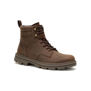 Caterpillar Practitioner Mid Men's Boots Dark / Brown | 961548-DXS