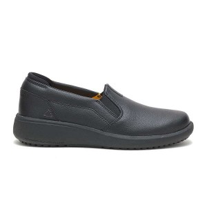 Caterpillar ProRush SR+ Slip-On Women's Work Shoes Black | 854396-NUH