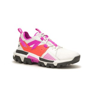 Caterpillar Raider Sport Supercharged Women's Sneakers White / Deep / Red | 361409-DBV