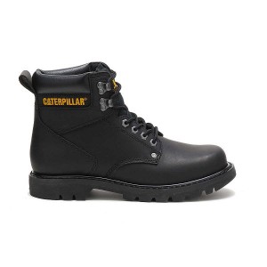 Caterpillar Second Shift Men's Work Boots Black | 163085-MCZ