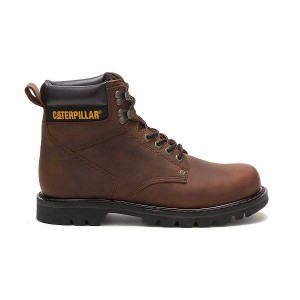 Caterpillar Second Shift Men's Work Boots Dark / Brown | 042761-FBX