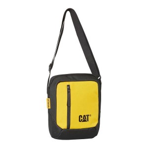 Caterpillar Shoulder Men's Bags Black / Yellow | 365198-CTE