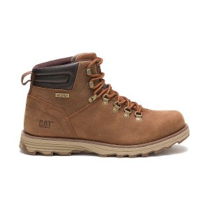 Caterpillar Sire Waterproof Men's Boots Brown | 417263-EBG