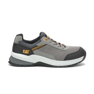 Caterpillar Streamline 2.0 Mesh Composite Toe Men's Work Shoes Grey | 819047-FCI