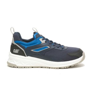 Caterpillar Streamline Runner Carbon Composite Toe Men's Work Shoes Navy | 841536-ZOL