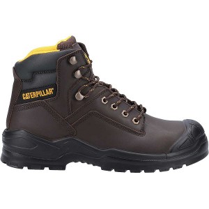 Caterpillar Striver Bump Steel Toe S3 SRC Men's Work Boots Brown | 469527-KVE