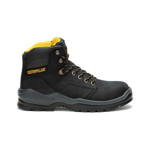 Caterpillar Striver Steel Toe Men's Work Boots Black | 521849-GAB