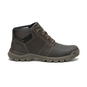 Caterpillar Threshold Chukka Men's Chukka Boots Dark / Grey | 827913-QFG