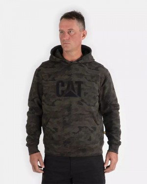 Caterpillar Trademark Men's Hoodie Camo | 152087-MWT