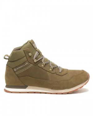 Caterpillar Ventura Hiker Hi Men's Sneakers Olive | 531279-FBM