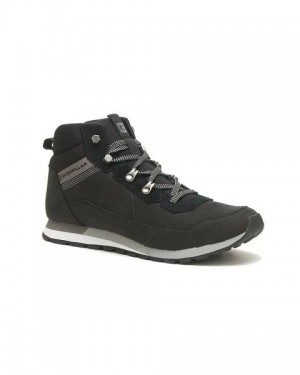 Caterpillar Ventura Hiker Hi Men's Sneakers Black | 209734-GTC