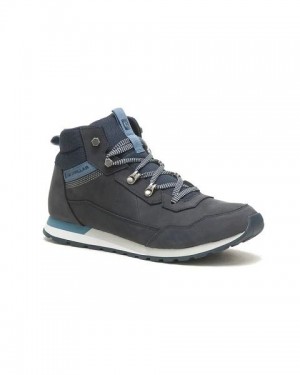 Caterpillar Ventura Hiker Hi Men's Sneakers Navy | 410628-GPU