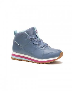 Caterpillar Ventura Mid Elevated Women's Sneakers Blue | 619328-CSI