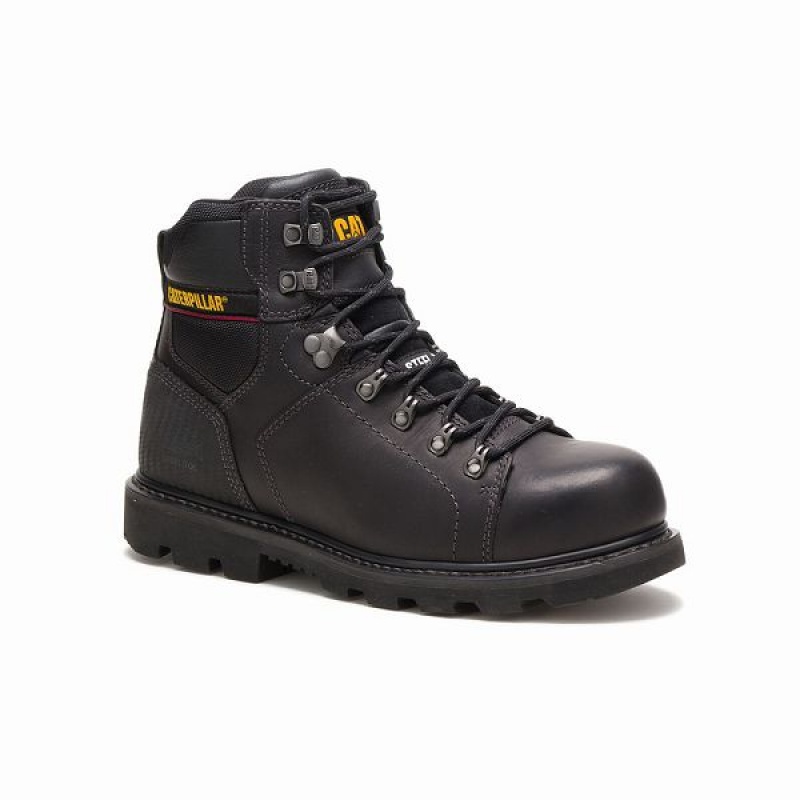 Caterpillar Alaska 2.0 Steel Toe Men's Work Boots Black | 295834-OMW