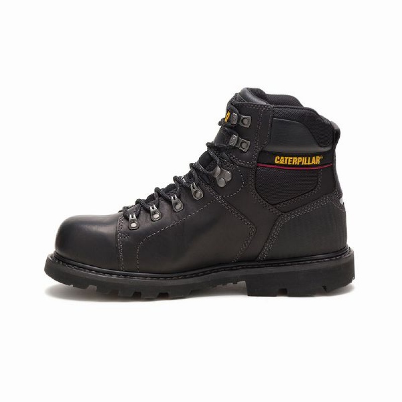 Caterpillar Alaska 2.0 Steel Toe Men's Work Boots Black | 295834-OMW