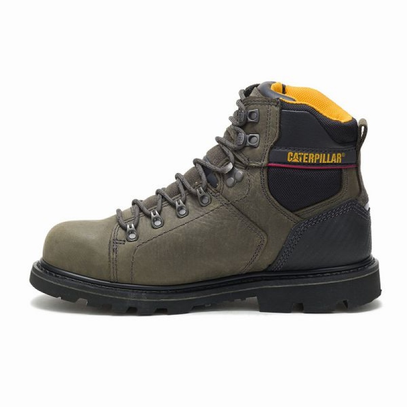 Caterpillar Alaska 2.0 Steel Toe Men's Work Boots Green | 457863-AFE