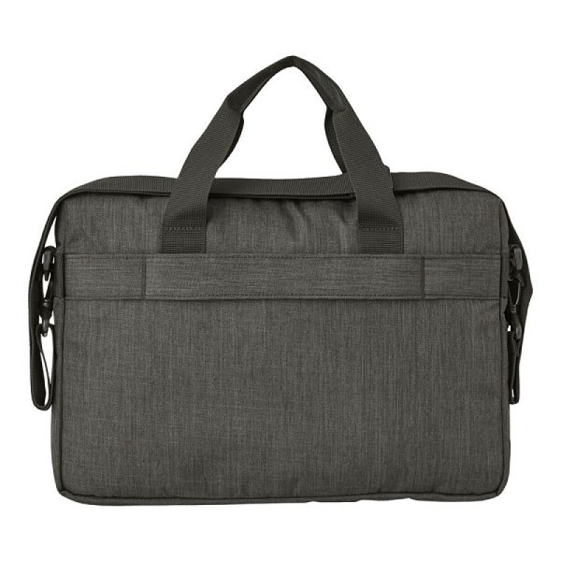 Caterpillar B. Holt Slim Briefcase Men\'s Bags Black | 649321-ZWY