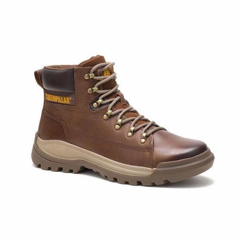 Caterpillar Brawn Men's Boots Dark / Brown | 639781-ECY