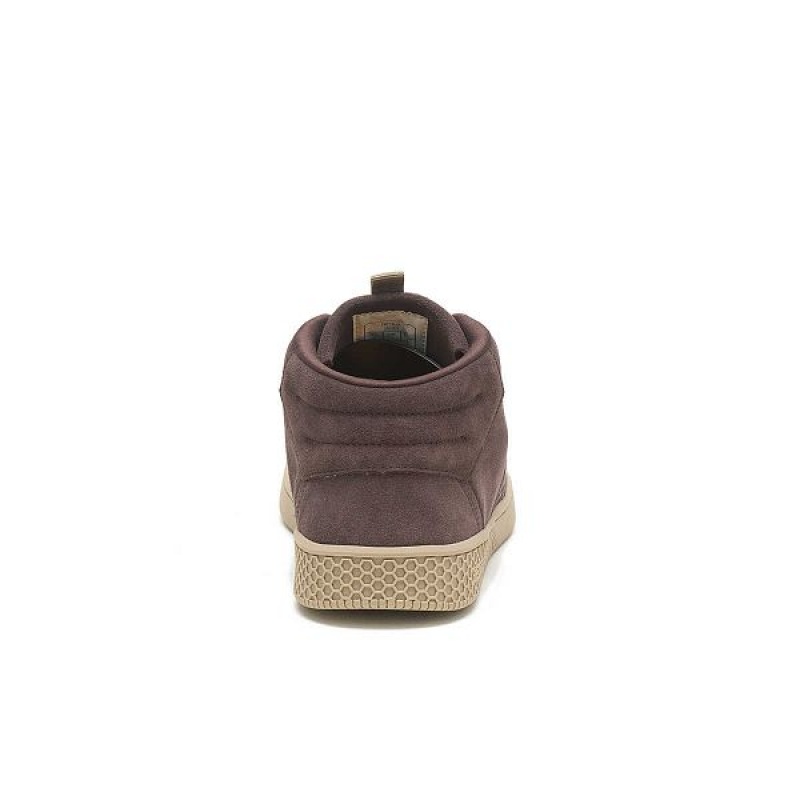 Caterpillar CODE Pause Mid Women's Sneakers Coffee | 160345-WTJ