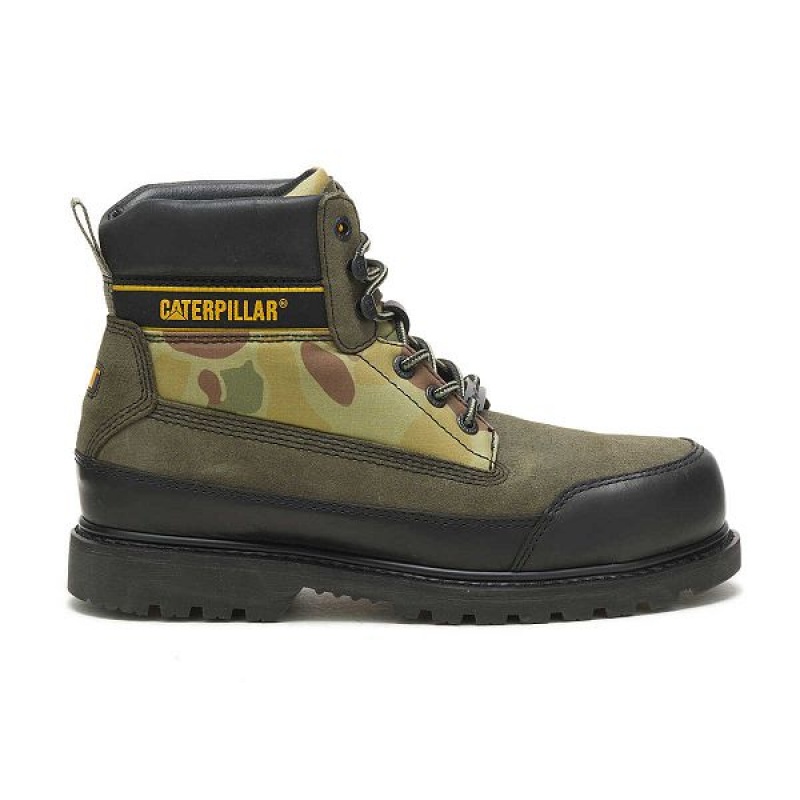 Caterpillar Cat Footwear x Nigel Cabourn Utah Men\'s Boots Black | 376418-MKQ