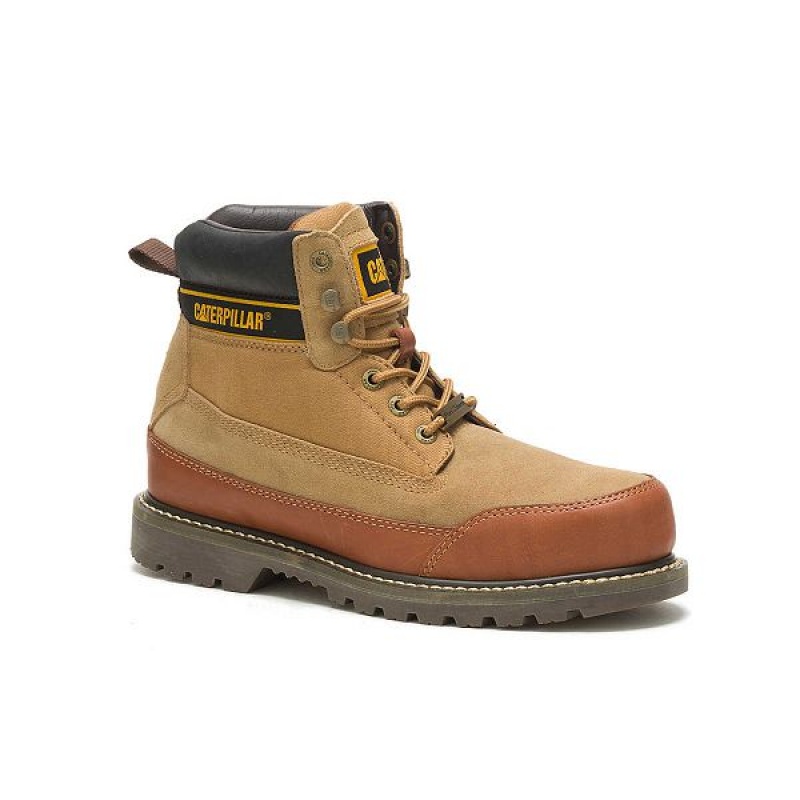 Caterpillar Cat Footwear x Nigel Cabourn Utah Men's Boots Brown | 064598-CDX